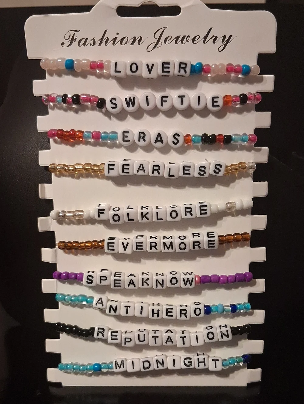Taylor Swift Themed Song Stretchy Bracelets 20 Total New In Package
